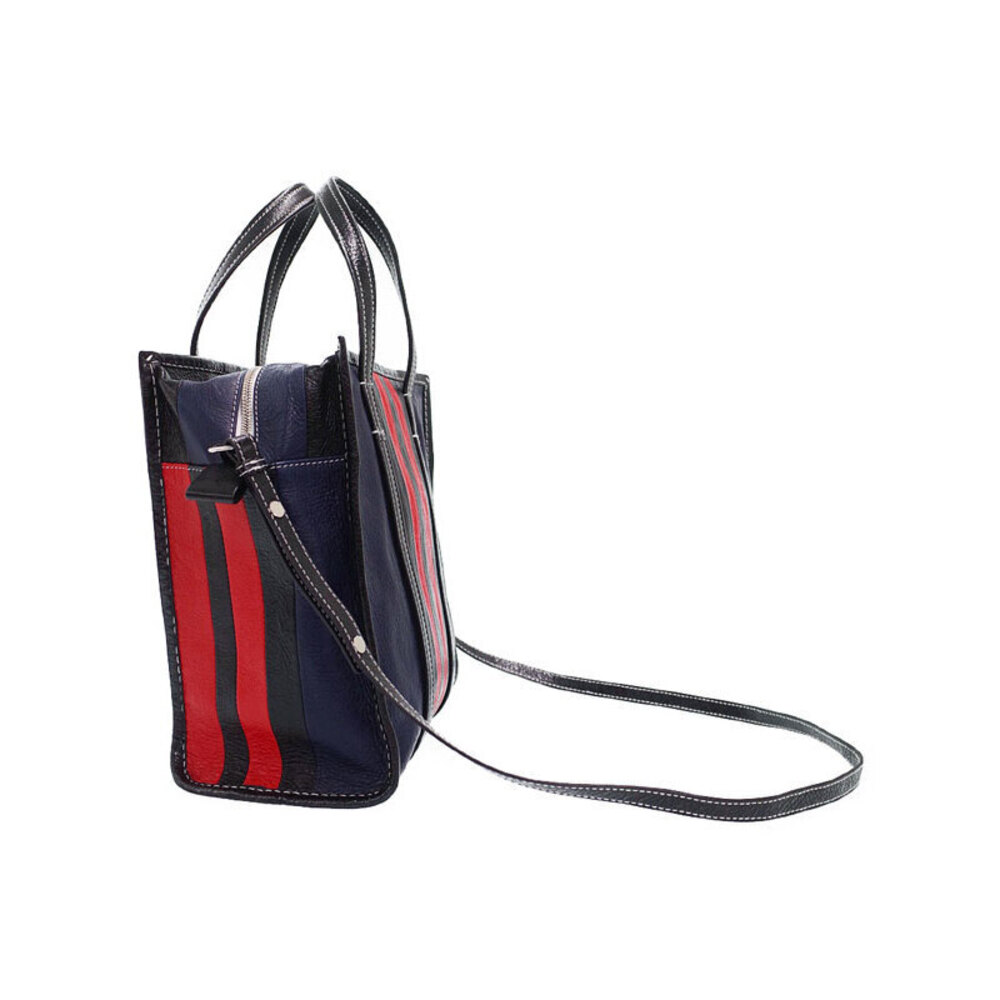 Balenciaga Bazaar Striped Shopper Bag - Picture 1 of 9